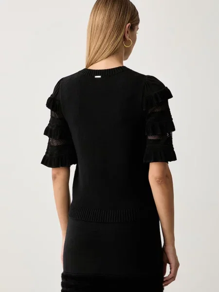 Twinset sweter z wełną czarny