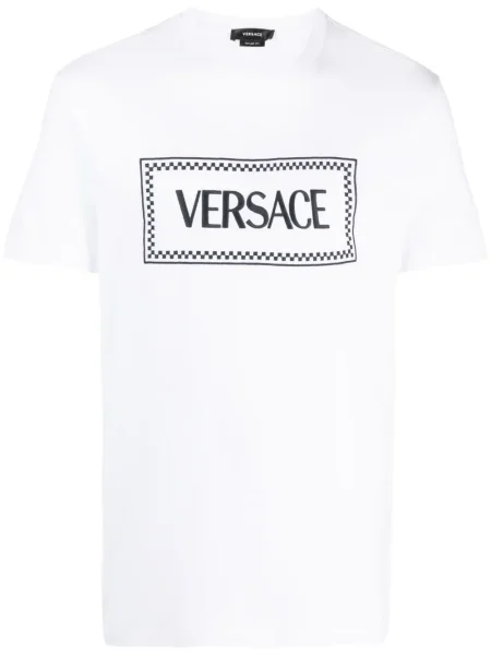 Tricou Versace cu imagine alb