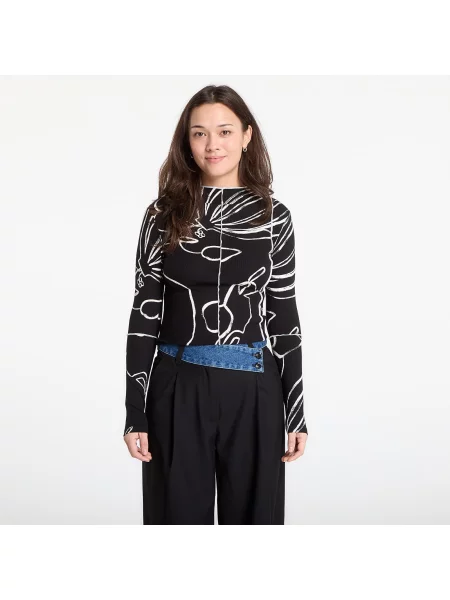 Тениска Desigual Londres T-Shirt Black L черно