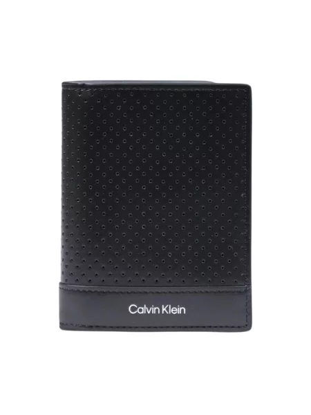 Portfel Calvin Klein skórzany czarny