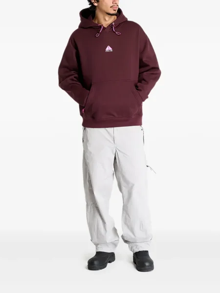 Top sport Nike din fleece plisat fără mâneci alb