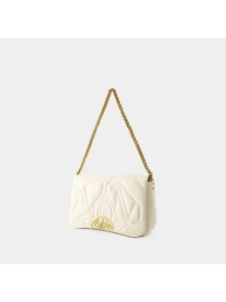 Torebka crossbody Alexander Mcqueen beżowa