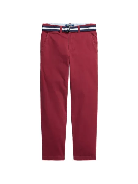 Spodnie dziecięce Polo Ralph Lauren czerwone