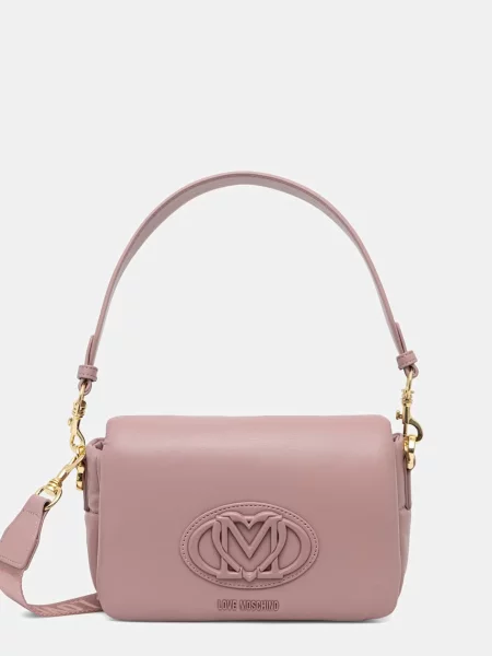 Love Moschino crossbody torbica roza