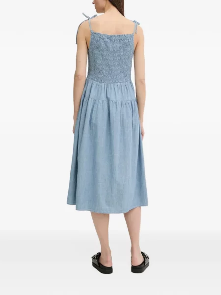 Top Levi's® fără mâneci zdrențuiți skinny fit albastru