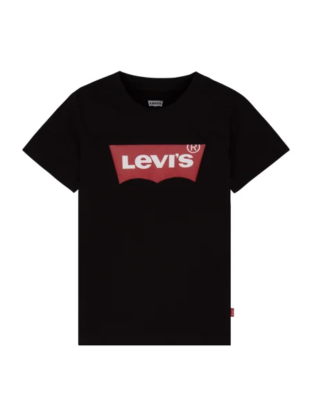 LEVI'S Tričko / biela / bordová čierna