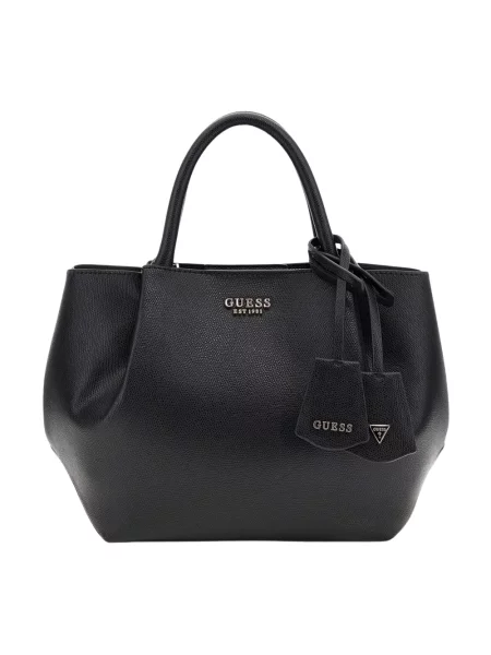 Torebka z materiału skóropodobnego model Amorette' Guess czarna