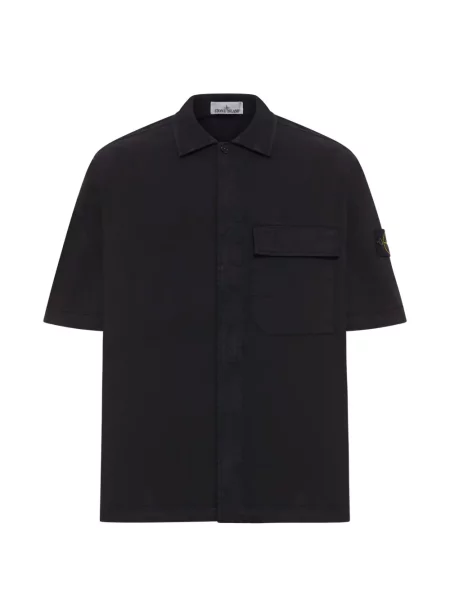 Къс риза Stone Island камъни черно