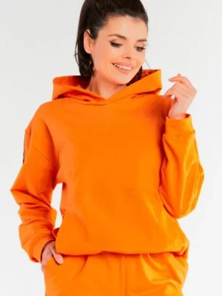 Bluza z kapturem Infinite You pomarańczowa