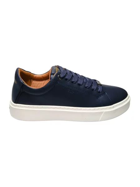 Sneakersy Alexander Smith skórzane niebieskie