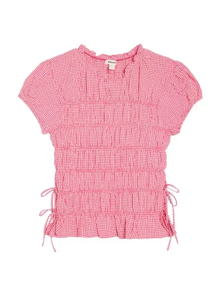 Bershka Bluză roșu cireș alb