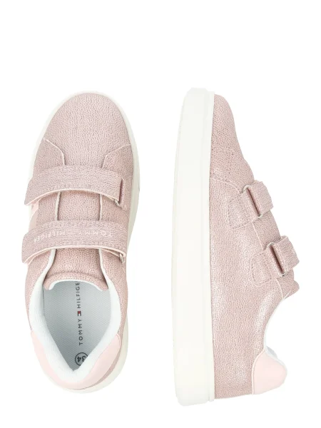 Superge Tommy Hilfiger Flag Low Cut Velcro S Roza bela