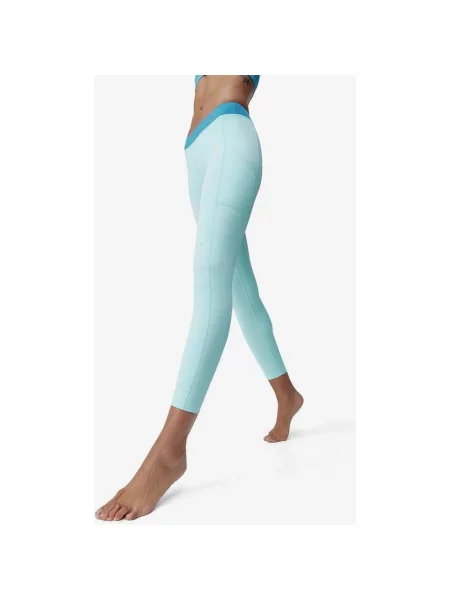 Legginsy długie Born Living Yoga Xenia pastelowy wodny XS niebieski