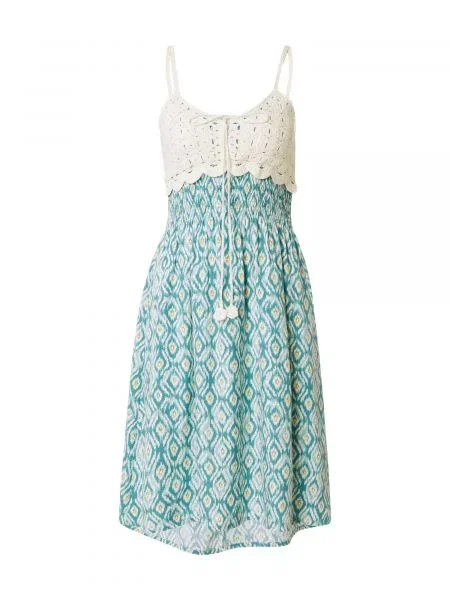 Hailys Rochie de vară / verde / verde închis bej