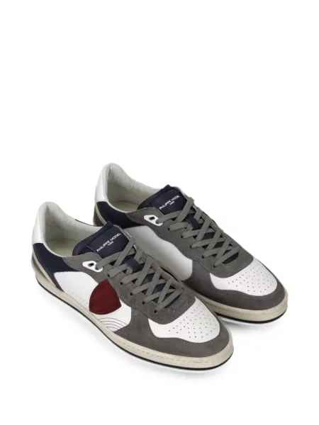Sneakerși Philippe Model Paris cu autograf gri