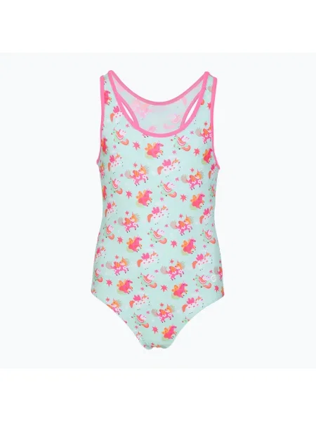 Gyerek egyrészes fürdőruha RAS Unicorn Classic Back aqua. Méret: 4 kék