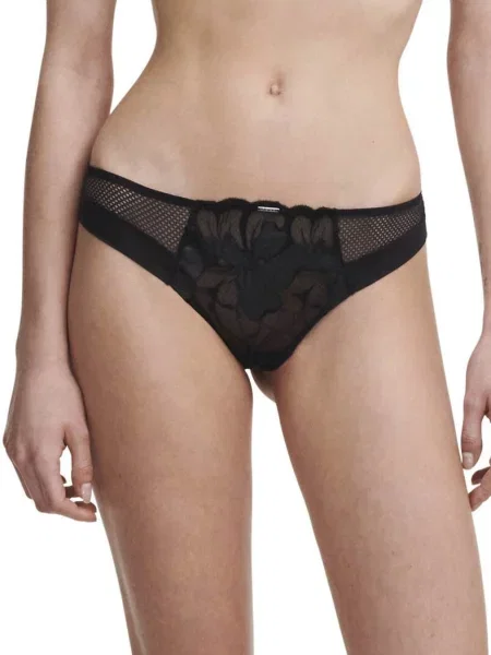 Женские трусики стринг чорні