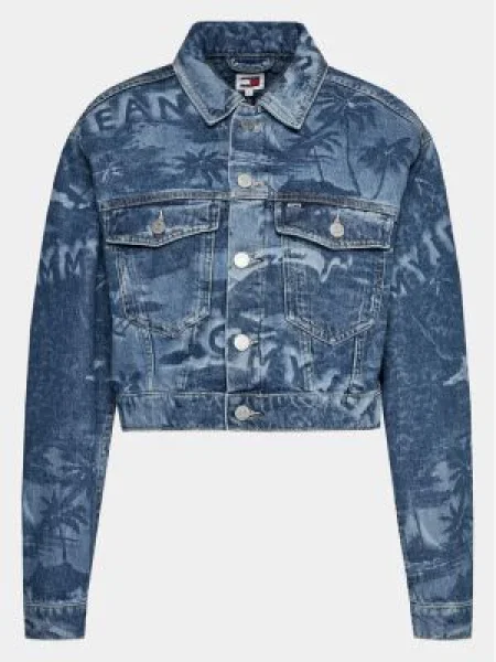 Tommy Jeans Farmer kabát Claire kék