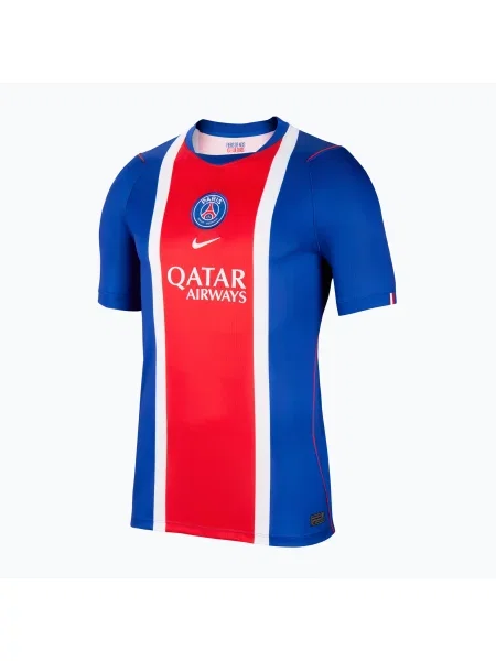 Tricou de fotbal pentru bărbați Nike Paris Saint-Germain Dri-Fit Stadium Home old royal/white/university red/white alb