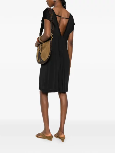 Rochie mini Liu Jo cu spatele deschis negru
