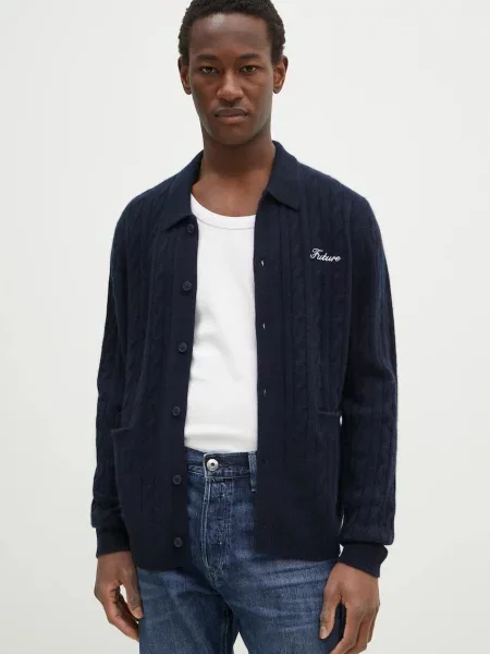 Кашмирена жилетка FROM FUTURE тъмносиньо