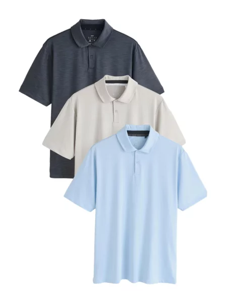 Next Tricou funcțional kitt / albastru deschis / gri închis alb