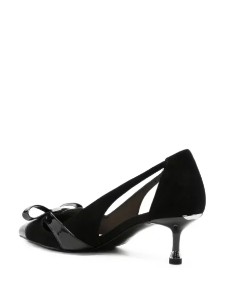 Pantofi cu toc Liu Jo cu funde slingback negru