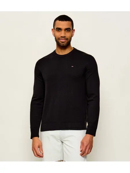 Tommy Jeans Kötött pulóver fekete