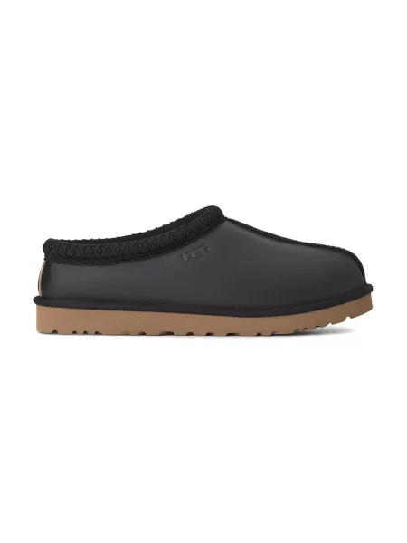 UGG papuci de casă pentru bărbați din piele M Tasman Contrast negru