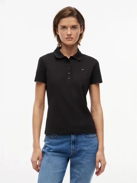 Tommy Jeans Tricou ESSENTIAL' negru