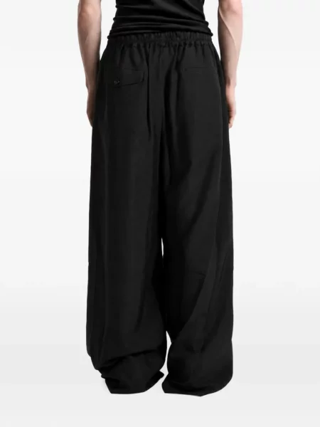 Pantaloni Ann Demeulemeester cu cordon negru