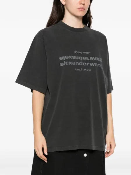 Tricou Alexander Wang cu imagine gri