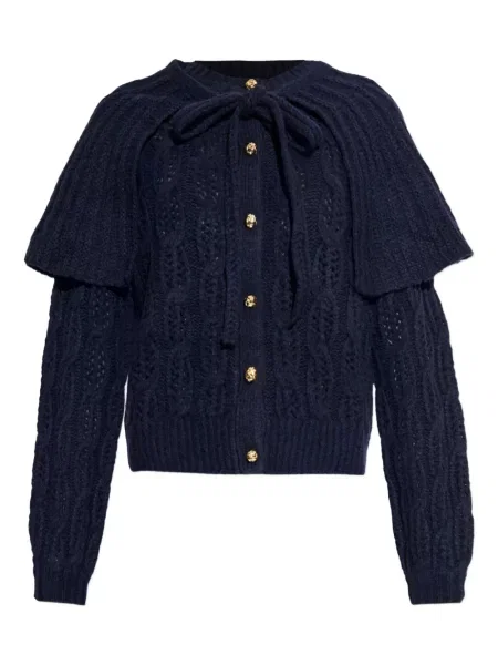 Cardigan Frame tricotate albastru