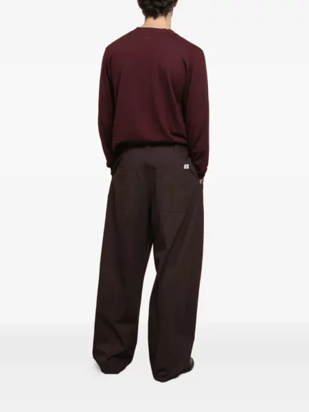 Pantaloni Department 5 plisate roșu