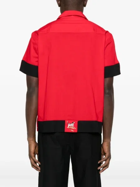 Košulja Bode s printom crvena