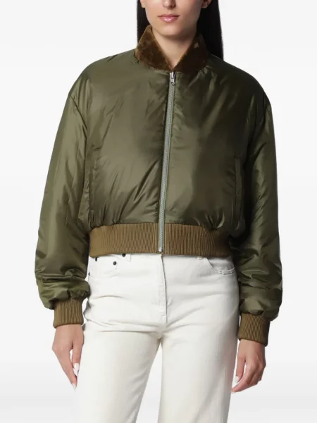 Reversibil geacă bomber Arma verde