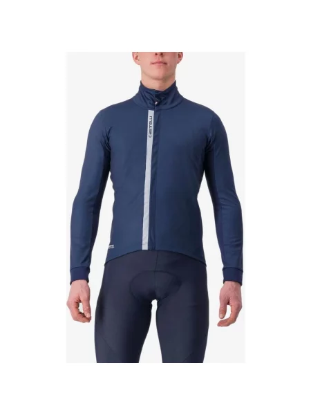 Kurtka Castelli Entrata GORE-TEX INFINIUM™ granatowy srebrny S niebieska