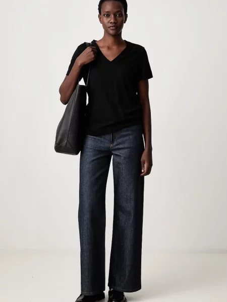 Sisley basic tričko s modalem černé