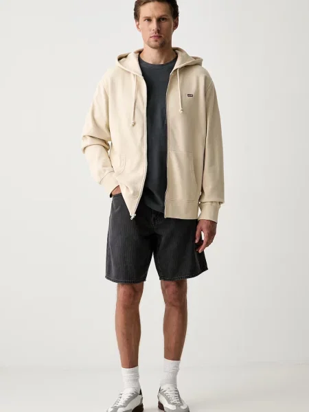 Levi's šortky pánske rifľové čierna
