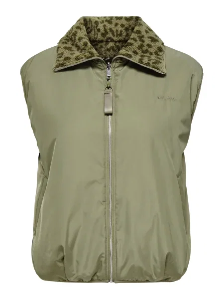 ONLY Carmakoma Vestă Carsif pastel / închis verde