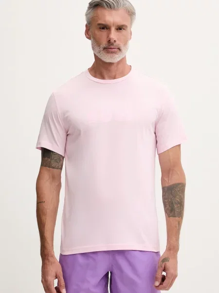 BOSS ανδρικό T-Shirt RN ροζ