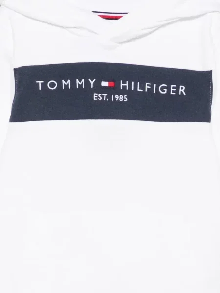 Bluza z kapturem dziecięca Tommy Hilfiger biała