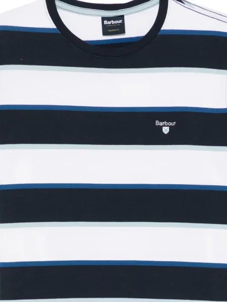 Tricou cu dungi Barbour cu dungi albastru