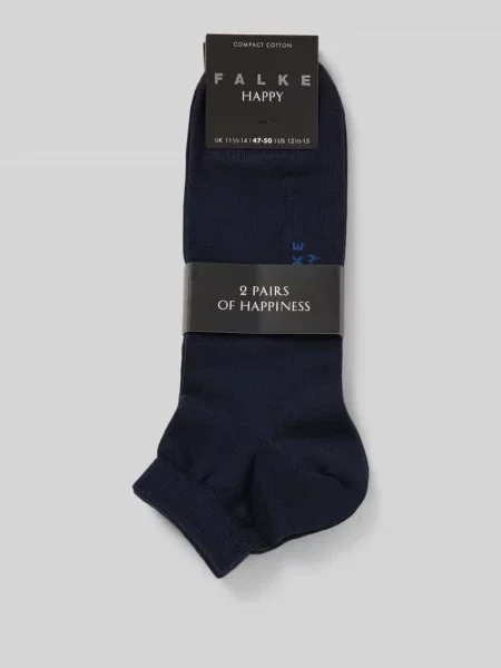 Krótkie skarpety w zestawie 2 szt. model ‘Happy’ Falke niebieskie