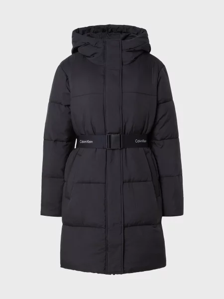 Довга джинсова куртка Calvin Klein Jeans чорна