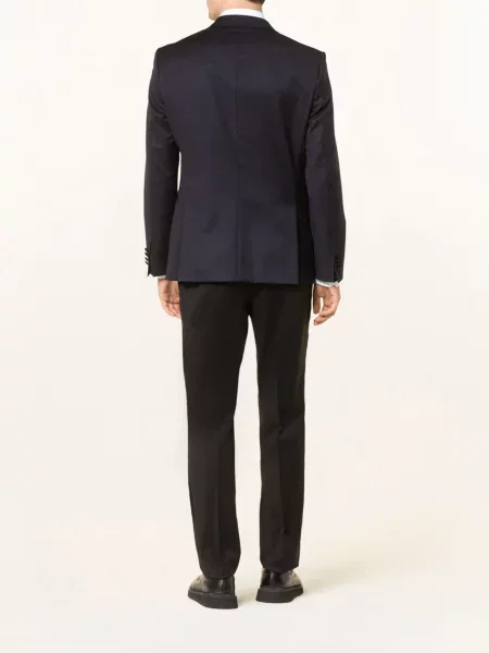 Boss Marynarka Smokingowa Huge Slim Fit blau czarna