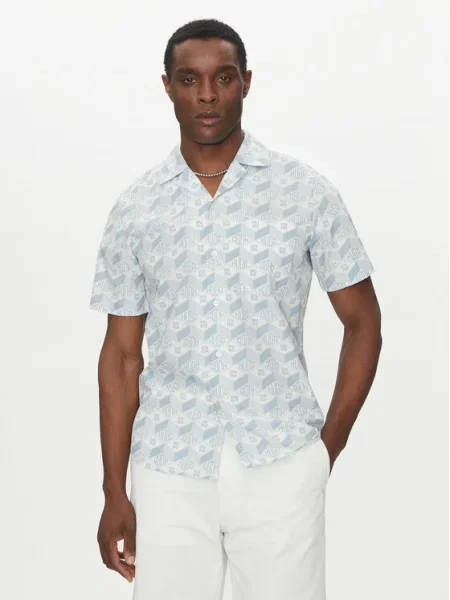 HUGO Риза Ellino светлосиньо