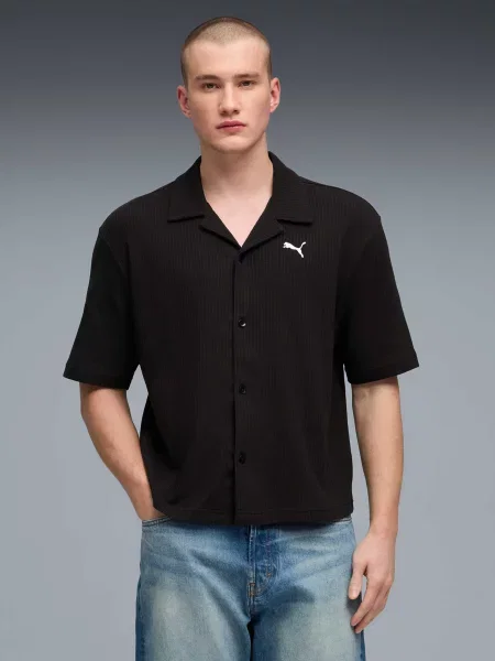 Повседневная рубашка Puma черная