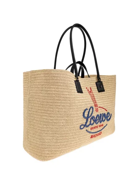 Geantă shopper Loewe cu broderie