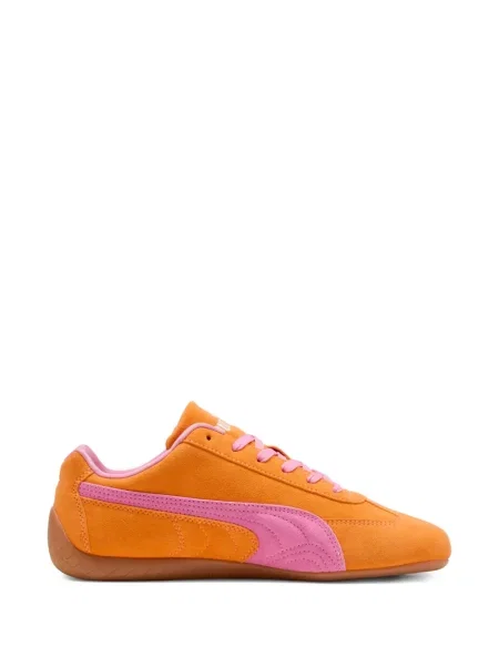 Sneakerși Puma cu șireturi din dantelă portocaliu